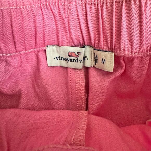 NEW Vineyard Vines Herringbone Pull On Shorts in Fuchsia Pink Size Medium Girls - Picture 3 of 4
